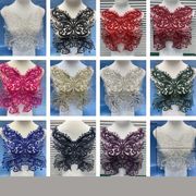 スパンコールカッティングピースDIY装飾刺繍アップリケRSV12043