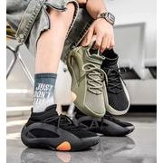 メンズ  靴  シューズ  ローカット スニーカー 運動靴 メッシュ 厚底