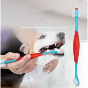 ペット  歯ブラシ   双頭   犬   口腔洗浄  犬用歯ブラシ   ケア   猫の歯ブラシ