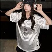 ユニセックス Tシャツ メッシュ プリント入  半袖