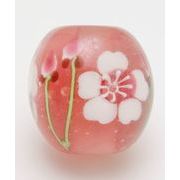 【和アクセサリー！咲とんぼ玉！和の粋をギュッと閉じ込めた小さな宝石☆】桃