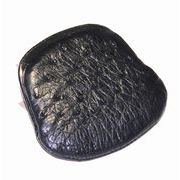 RED　CROW　本オーストリッチ　駝鳥革　日本製　極小手のひらサイズ　コインコンパクトケース　OPMP-1　黒