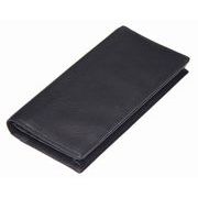 RED　CROW　本ディアスキン　鹿革　牛革　日本製　男女兼用　総マチ　ロングウォレット　TK-DSLW　黒