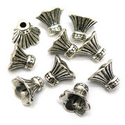 【在庫限り】 メタル合金パーツ 約9x12x5-12mmシルバーカラー 《10個》 金具