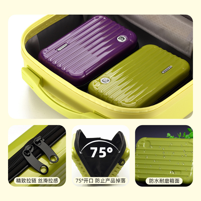 新品未使用　ポーチ　ルートイン　ホテル　3点セット　ヒツジ？　緑　不織布 新品未使用 ポーチ ルートイン ホテル 3点セット ヒツジ？ 緑 不織布