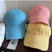 キャップ 野球帽  紫外線カット  ダメージ加工 お出かけ