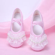 新品 ベリーダンス ダンスシューズ バレエ 大人も子供 ダンス靴 室内靴 体操 ヨガ パール レース 23-39