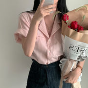 今季マストバイ　韓国風    気質   ゆったり　シャツ　ブラウス