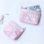 化粧ポーチ 多機能　収納ポーチ　小物収納　韓国ファッション　ミニー 　財布　小銭入れ　蝶結び