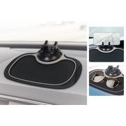 HAC4329　スマホホルダー付き車用ノンスリップマット