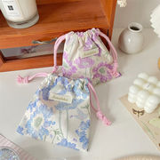 ポーチ 多機能　収納ポーチ　小物収納　韓国ファッション　ミニー 　小銭入れ　花柄