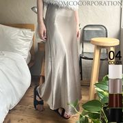 【2025新作商品♪】サテンナロースカート