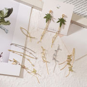 バタフライ 揺れる ピアスパーツ ビジューチャーム 韓国 イヤリング フリンジ ハンドメイド 蝶 パール 魚