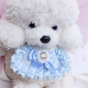 ペット用よだれカバー、猫用よだれかけ、丸首スカーフ、レースよだれかけ、ペット用犬用スカーフ