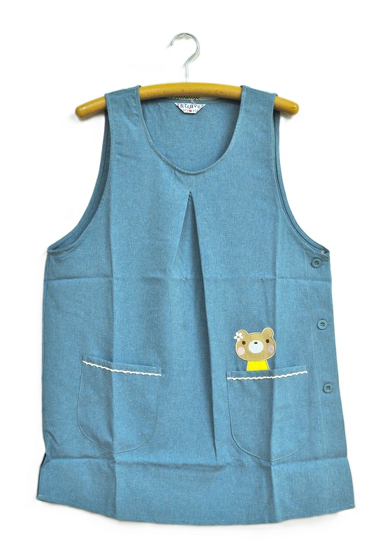 【即納】おてんばママキッチン　レディースエプロン 保育士 介護士