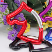 アウトドア用品★登山釦★キーホルダー★ロックカラビナ★使い便利★アルミカラビナ★タフレーベル★