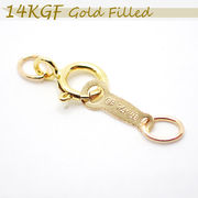 アメリカ製14KGF ゴールドフィルド 引き輪 ダルマカンセット 1個売り  パーツ 留め具 ヒキワ ハンドメイド