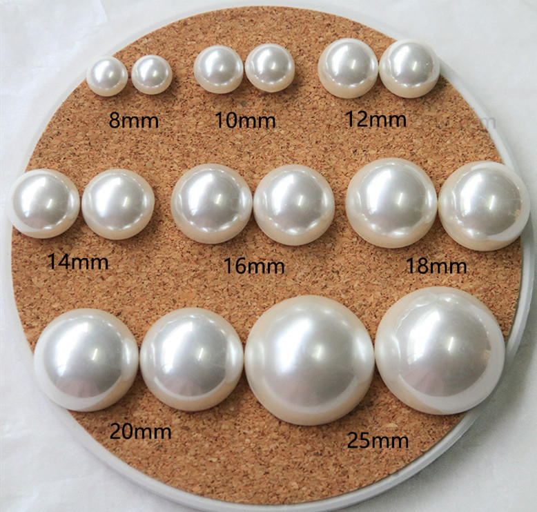 半円パール ビジュー 丸 ストーン 飾り 8mm 10mm 12mm 14mm 16mm 18mm 20mm 25mm アクセサリーパーツ