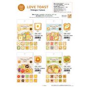 LOVE TOAST フレークシール ４種