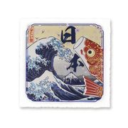 日本製 made in japan 和紙ステッカー 富嶽鯉 668377