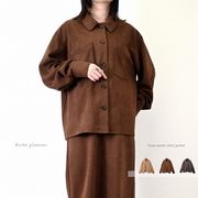 □　期間限定特価　□フェイクスウェード　シャツジャケット(32857)