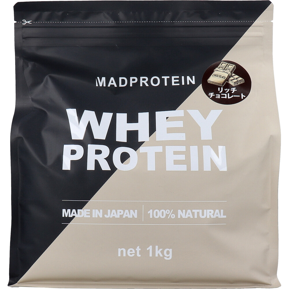 ※MADPROTEIN ホエイプロテイン リッチチョコレート 1kg