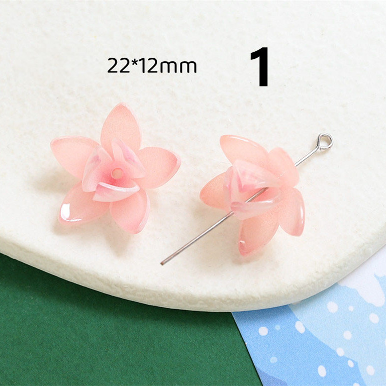 ハスの花 アクセサリーパーツ 蓮 ハンドメイドパーツ 夏 デコパーツ 露