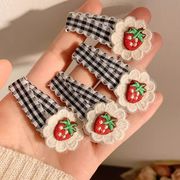 いちご ヘアピン 子供ヘアピン いちごヘアクリップ 女性 ヘアアクセサリー いちごアクセサリー いちご雑貨