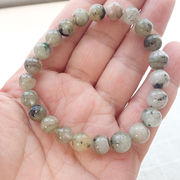 ブレス　フェナカイト　9mm丸　保証書付き　約 (AA)ブラジル産　不変　完全　達成　希少　レア