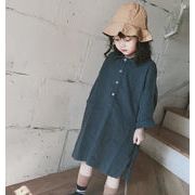 秋冬新作★韓国風子供服★ベビー服★女の子 長袖 ドレス キッズワンピース 可愛い★
