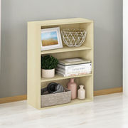 【幅60cｍ 】らくらく組立　文庫本棚  オープン本棚は3段になっていて、積み重ねることができ