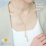 ネックレス 三角 トライアングル スライド サージカルステンレス k18コーティング【国内即納】