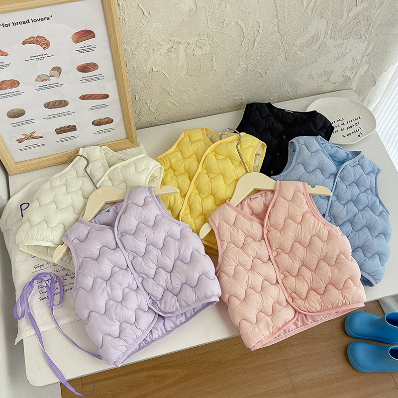 「2025」子供服★トップス★チョッキ★ベスト★韓国風子供服★7色90cm〜150cm