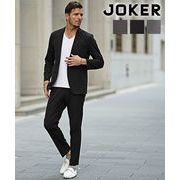 【2025年夏の新作】ポリストレッチ サッカーテーラードジャケット+スラックス 2点セットアップ／Joker