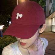 キャップ　帽子　レディース　韓国ファッション　ハート
