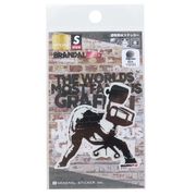 【ステッカー】バンクシー 透明素材ステッカー White Riot