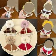 マント   10cm用  クリスマス  綿人形   ぬいぐるみ用服   着せ替え  ドールハウス   4色