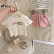 ★夏新作★韓国風ベビー服★トップス+ズボン★90～140