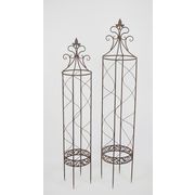ガーデンオベリスクＳｅｔ２　トレリス/園芸/植物/アンティーク調