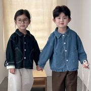子供服　80~150cm　キッズジャケット　デニムジャケット　男女兼用　韓国キッズ服