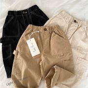 2025秋新作 韓国子供服 ベビー服  キッズ 男の子ズボン3色  90cm-150cm