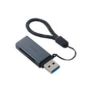 エレコム USB-A 直挿しメモリーカードリーダー(UHS-I) ケーブルレスでパソコンに