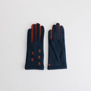 【WOMEN】チューリップ刺繍ジャージグローブ / タッチパネル対応