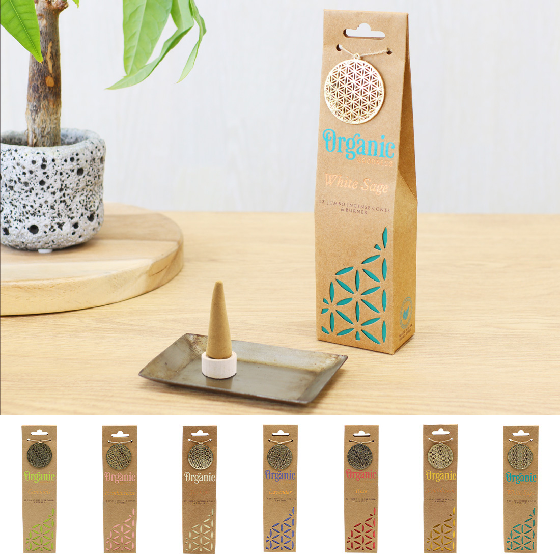 オーガニックグッドネス コーン香[お香癒しアロマアジアナチュラルアメリカンハワイ25AW]