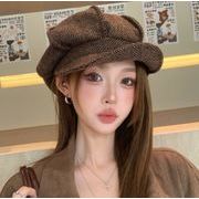 秋冬帽子  キャップ  ベレー帽 小顔効果 画家帽子