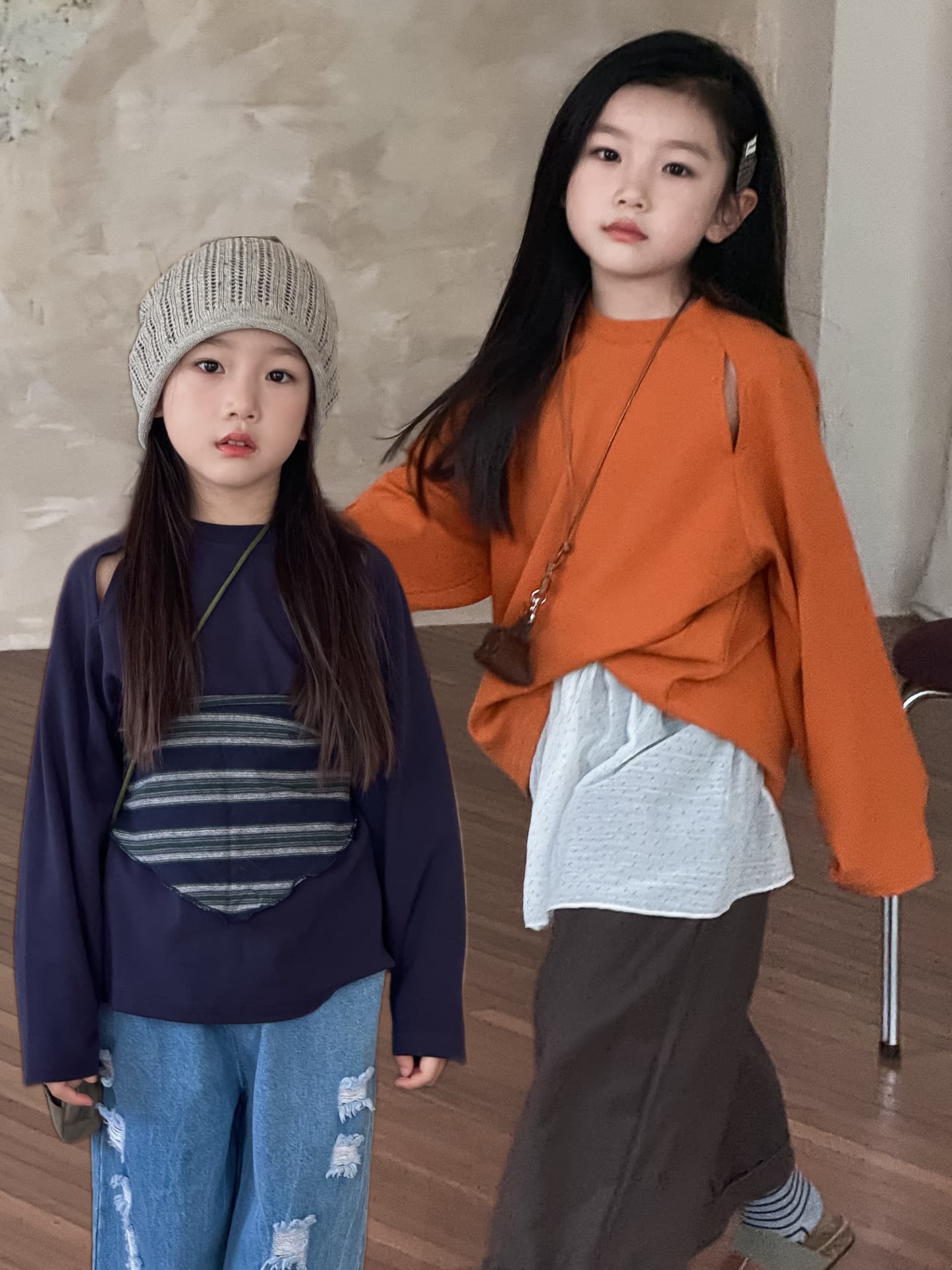 2025秋新作 韓国風子供服 キッズ服 女の子 長袖 無地 バーカー 