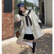 トップス アウター 秋物 コート フード付き  レディース