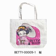 ■2025AW　新作■　BETTY BOOP　トートバッグ　浮世絵　桜