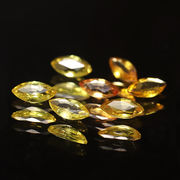 ルース　ファンシーサファイア＜スリランカ産＞　イエロー　マーキスカット