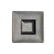 鉄釉プリムプレートS 黒系 洋食器 角型プレート 日本製 美濃焼 おしゃれ